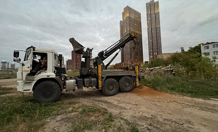 фото Глубинный штамп на объекте: «Многоэтажный жилой комплекс в районе Белорусского вокзала»