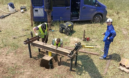 фото Испытания глубинным штампом согласно ГОСТ 20276.1-2020 в Ставропольском крае