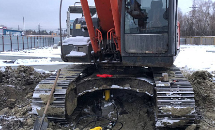 фото Выполнение испытаний грунтов сваями на объекте: «Строительство склада по адресу: г. Пенза»