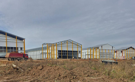 фото Проведение испытаний грунтов методом плоского штампа на объекте: «Строительство птицефабрики яичного направления мощностью 157 млн шт в год  Вараксино Удмуртская Республика»