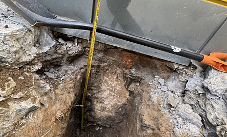 фото Выполнение работ по разработке шурфов с отбором образцов для лабораторных исследований физико-механических свойств грунтов г. Кашира